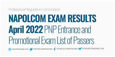 napolcom exam results|April 2022 NAPOLCOM PNP Entrance and Promotional Exams .